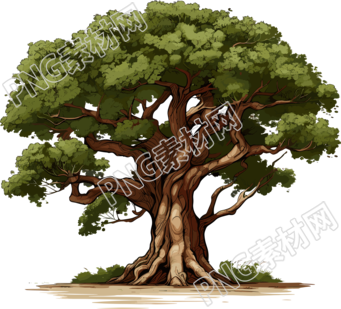 大树商业设计元素