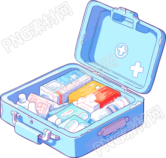 药箱插画设计元素