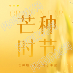 芒种时节简约宣传微信公众号次图