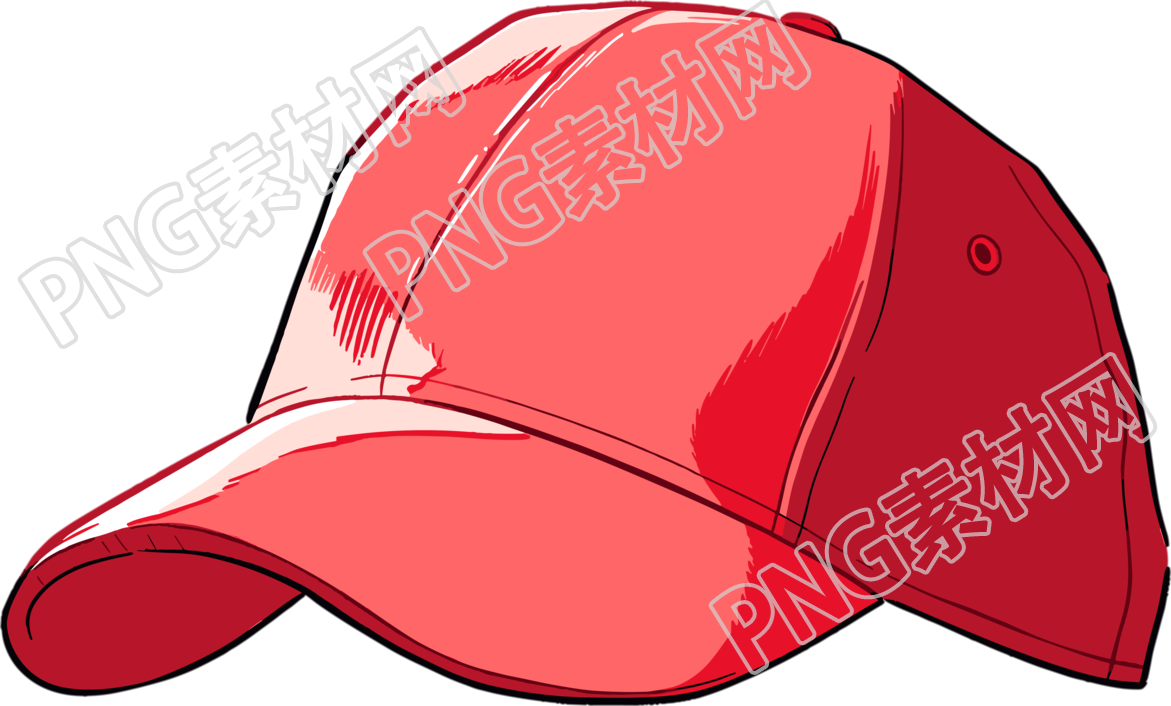 红色帽子可商用图形素材