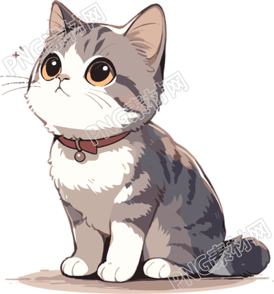 卡通猫图案素材