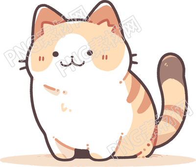 卡通猫PNG图形素材
