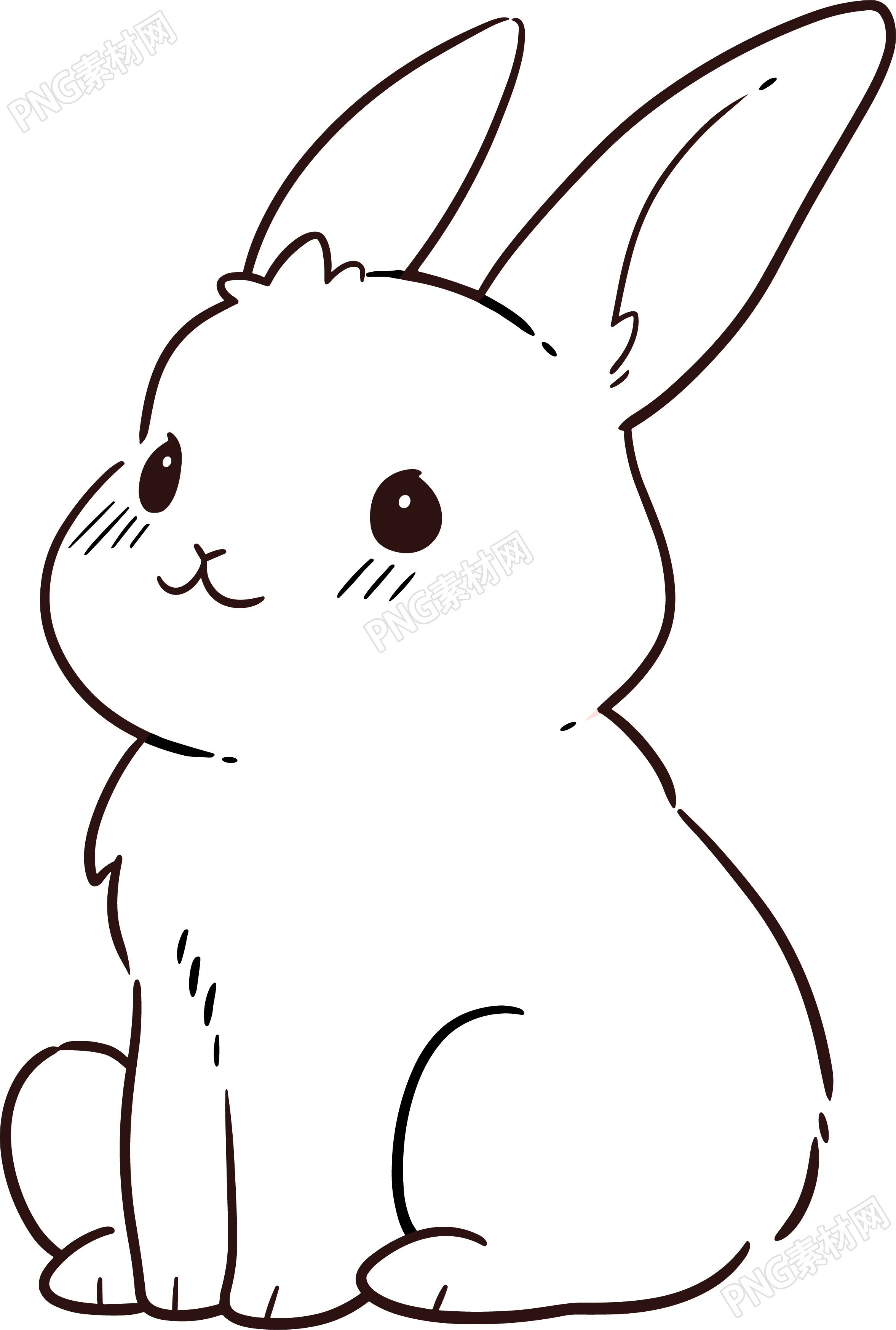 兔子简笔画