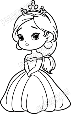 公主简笔画