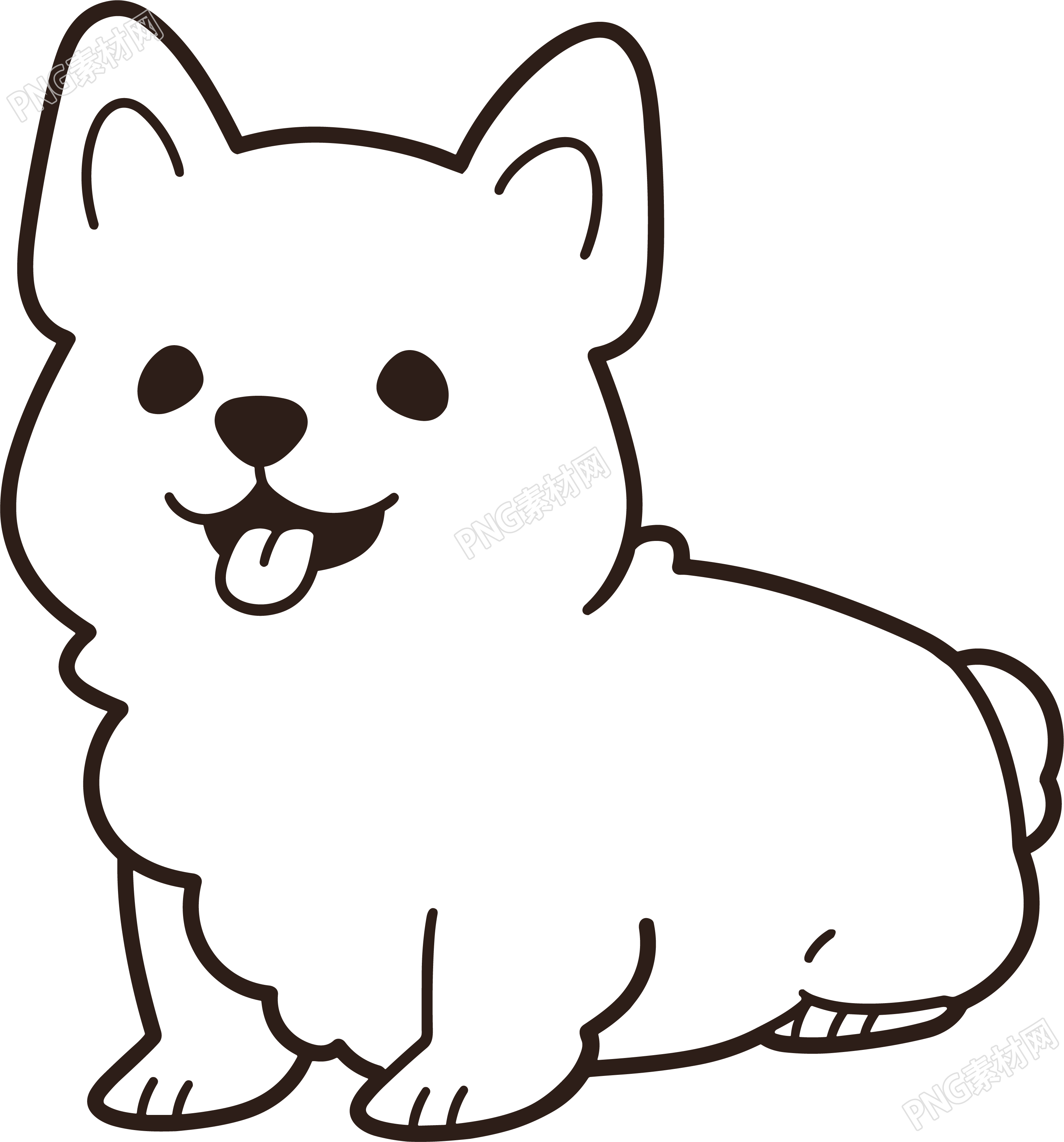 小狗简笔画