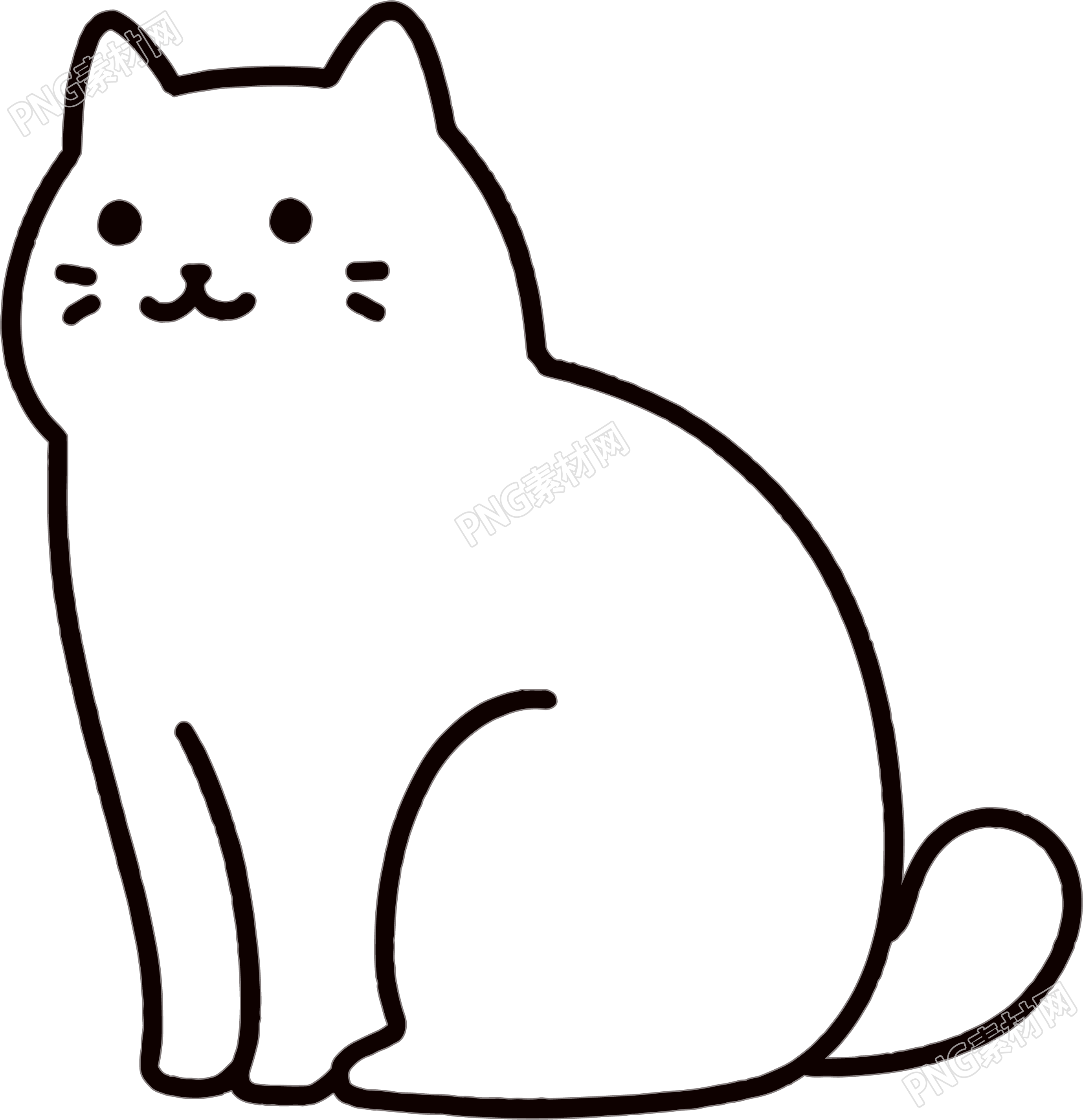 猫简笔画