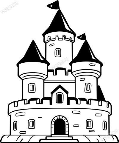 城堡简笔画