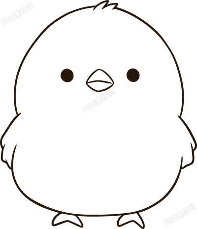 小鸡简笔画