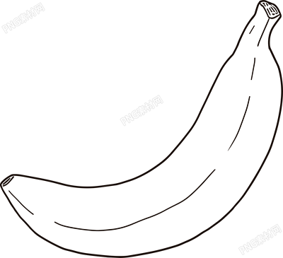 香蕉简笔画