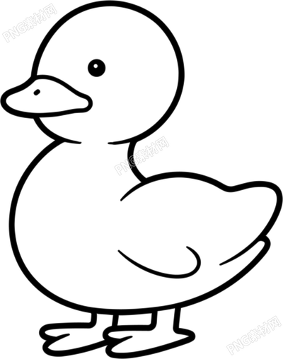 小鸭子简笔画