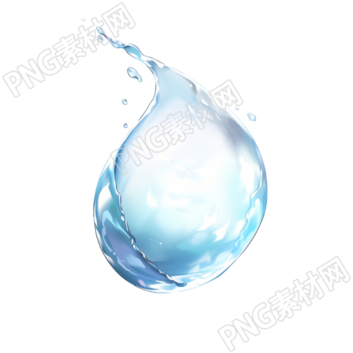 水滴素材设计插图
