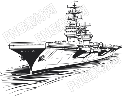 航空母艦簡筆畫