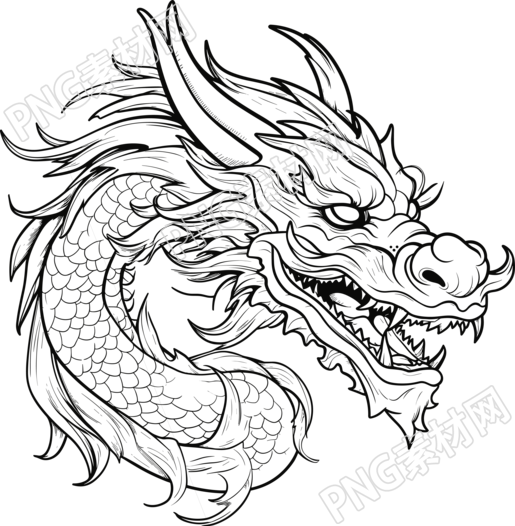 简笔画龙