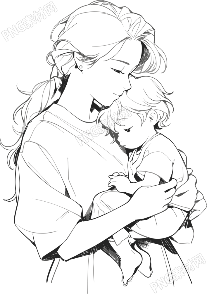 妈妈简笔画