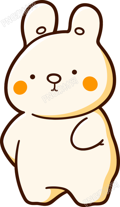 卡通動物插圖素材