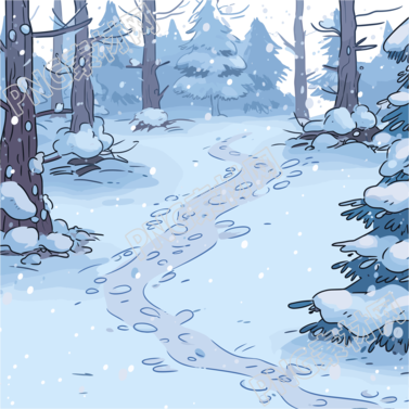 雪景商业使用插图