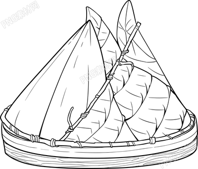 粽子的簡(jiǎn)筆畫