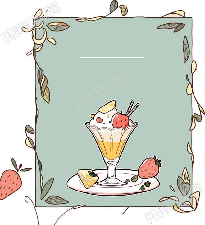 餐牌插画设计灵感素材