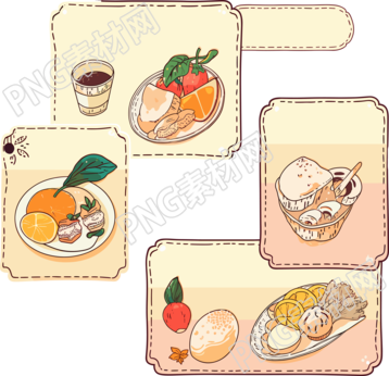 餐牌商用插畫設計素材