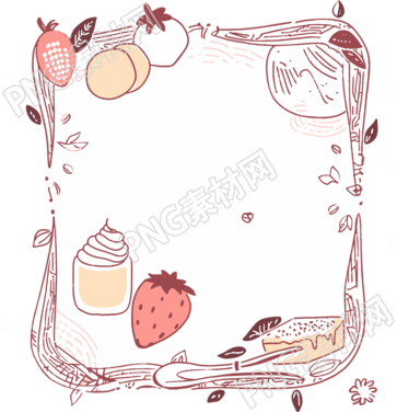 餐牌透明背景插畫