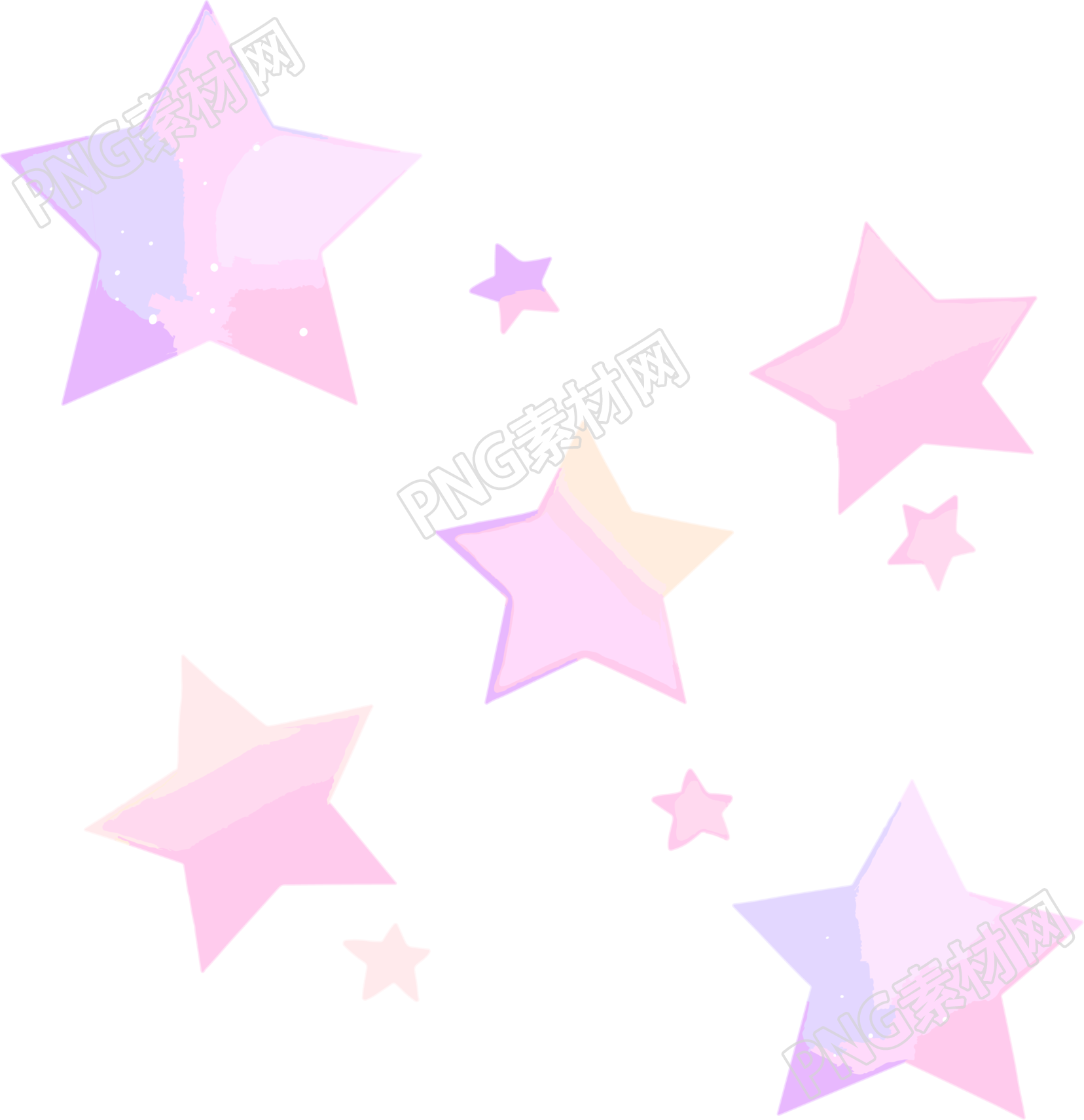 星星背景简单插画