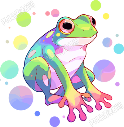 青蛙高清圖形插畫