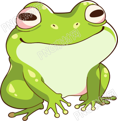 青蛙插畫設(shè)計素材