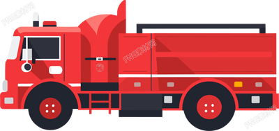 消防車(chē)插圖元素