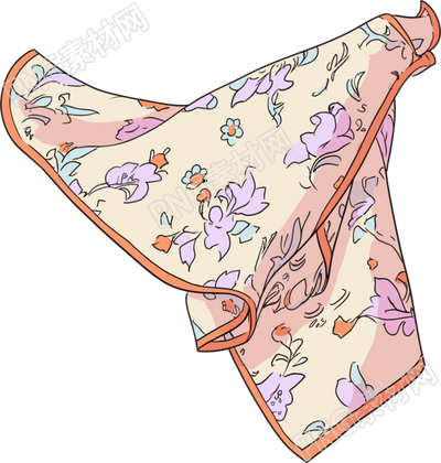 手絹透明背景插圖