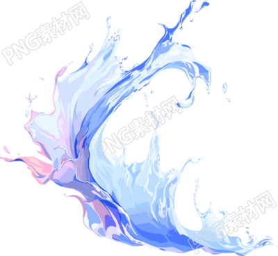 水花圖形素材