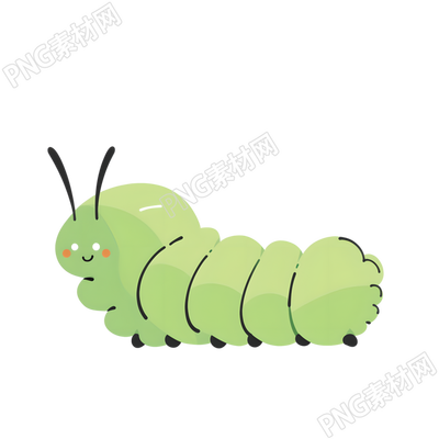毛毛蟲(chóng)PNG圖形素材
