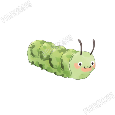 毛毛蟲(chóng)簡(jiǎn)約風(fēng)格素材