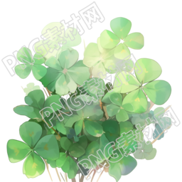 四葉草PNG高清圖形素材