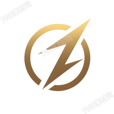 閃電logo高清圖形素材