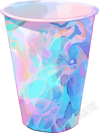 纸杯商用设计插画