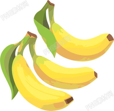 香蕉簡(jiǎn)潔風(fēng)格插畫