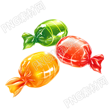 糖果彩色包裝插畫