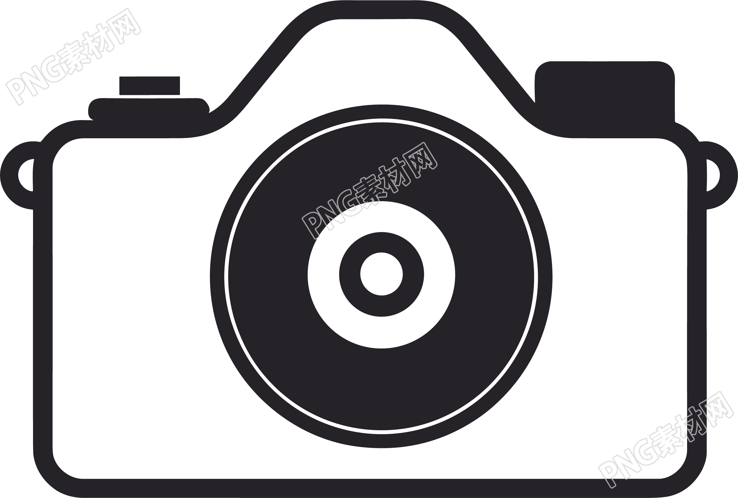 相机logo矢量图标素材