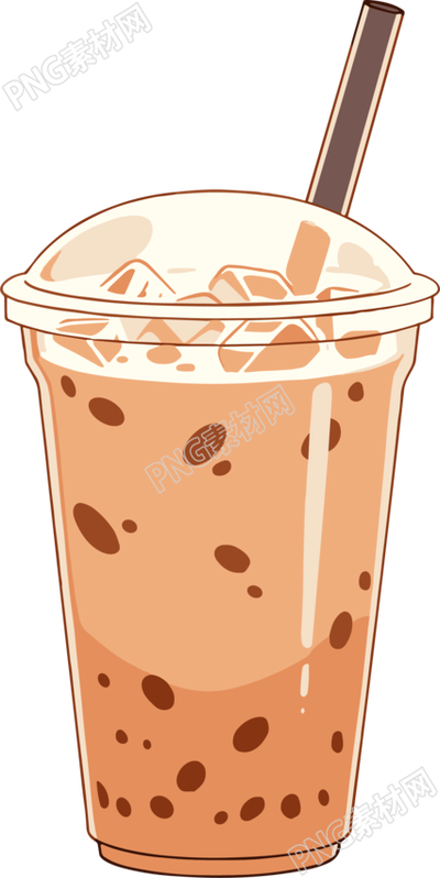 奶茶簡約風(fēng)格素材