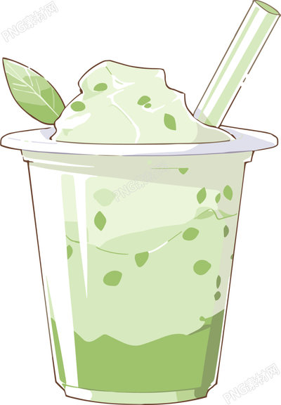 奶茶清新設(shè)計素材