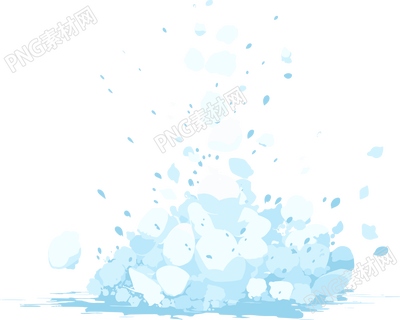 冰雹插畫(huà)素材