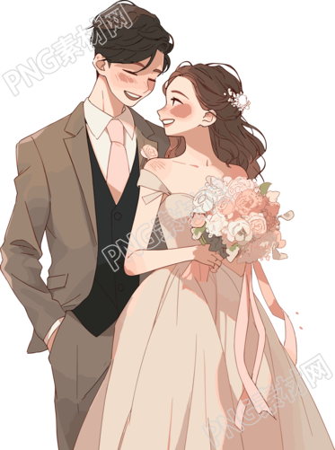 婚礼新人商业设计素材