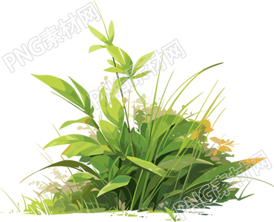 小草卡通插圖