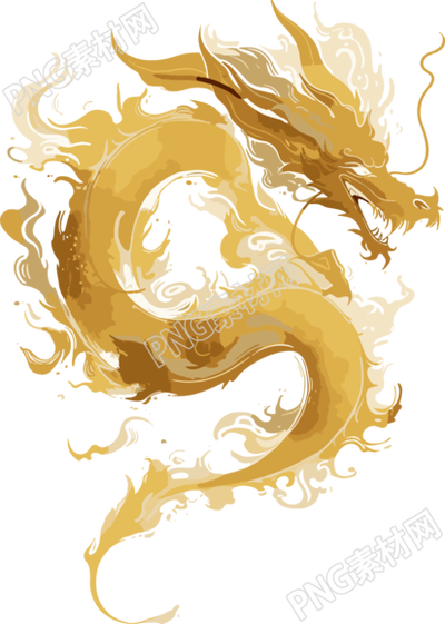 中國(guó)龍插畫設(shè)計(jì)元素