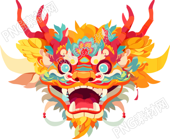 中国龙PNG插图素材