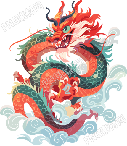 中国龙商业插图元素