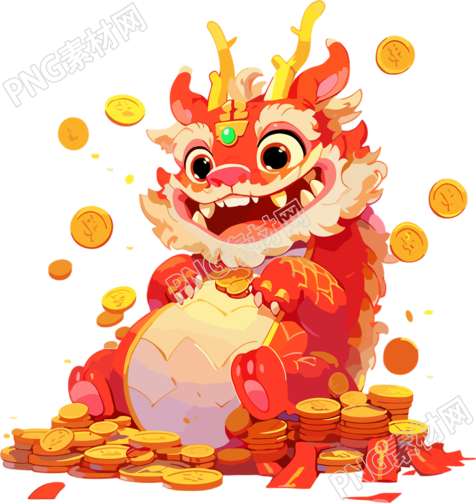 中国龙矢量卡通素材