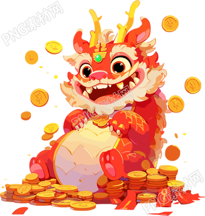 中國龍矢量卡通素材