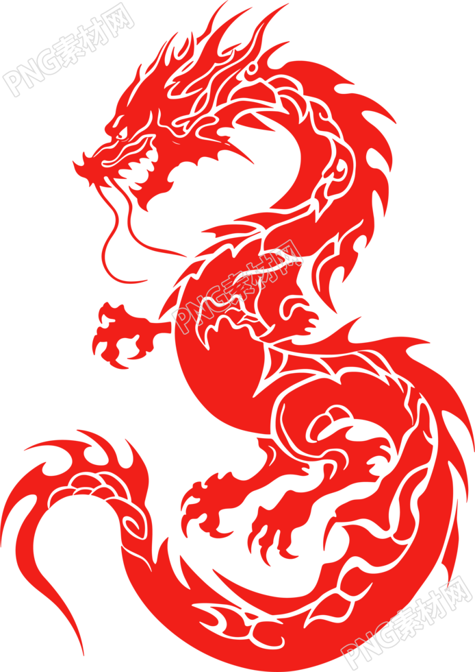 中国龙PNG剪贴画素材