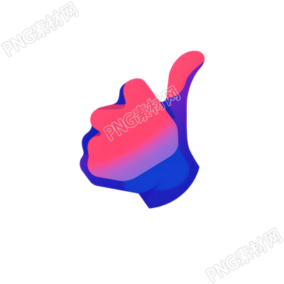 大拇指圖標插畫